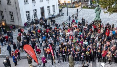 "Deutschland singt" auf dem Schlossplatz in Moers