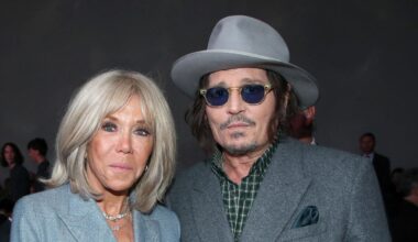 Brigitte Macron, Johnny Depp und Heidi Klum bei der Paris Fashion Week