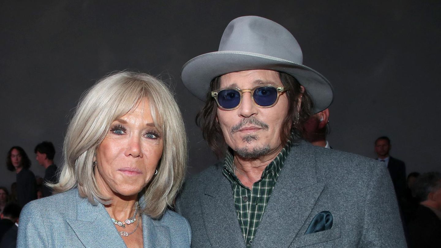 Brigitte Macron, Johnny Depp und Heidi Klum bei der Paris Fashion Week