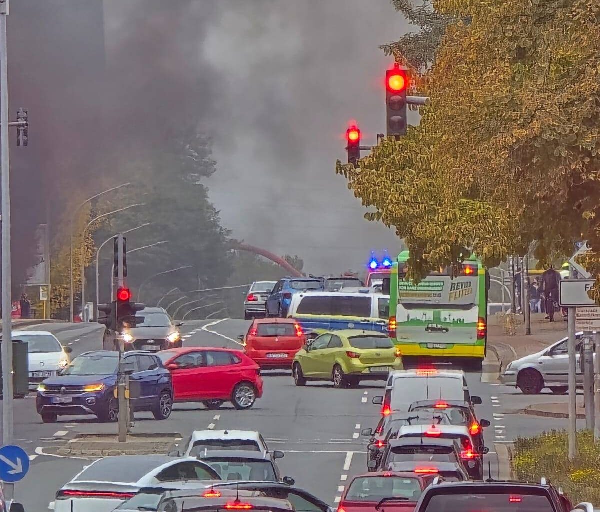 Brand an der Mülheimer Straße