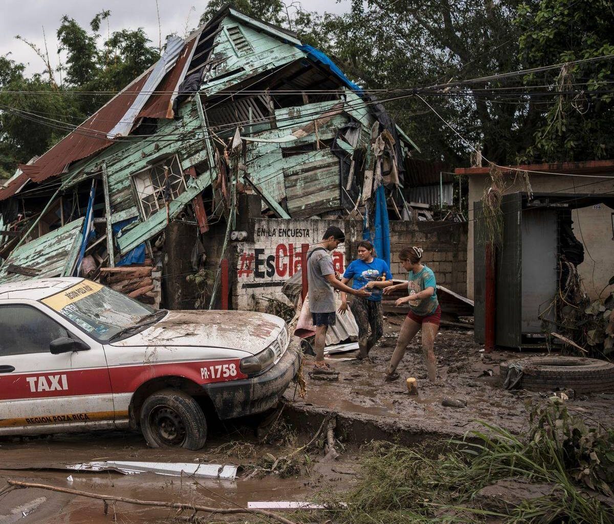 Unwetter in Mexiko: mehr als 40 Tote und viele Vermisste