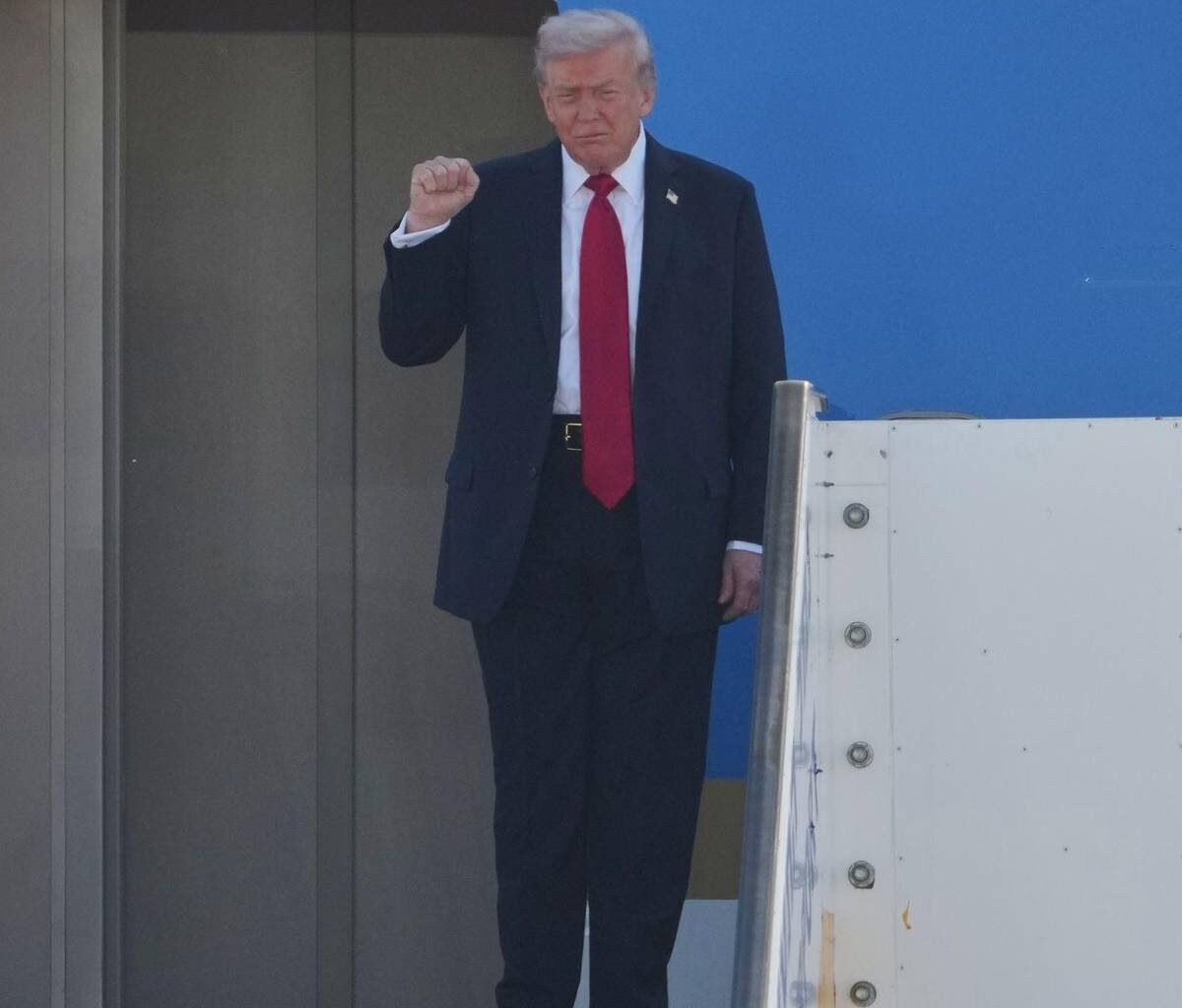 US-Präsident Trump in Israel gelandet