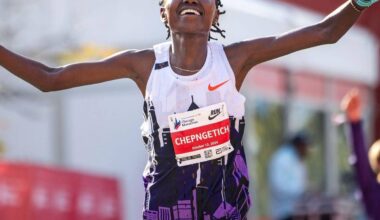 Marathon-Weltrekordlerin Chepngetich für drei Jahre gesperrt