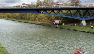 Braunschweig: Auto entzieht sich Kontrolle und stürzt nach Unfall in Mittellandkanal – drei Menschen sterben