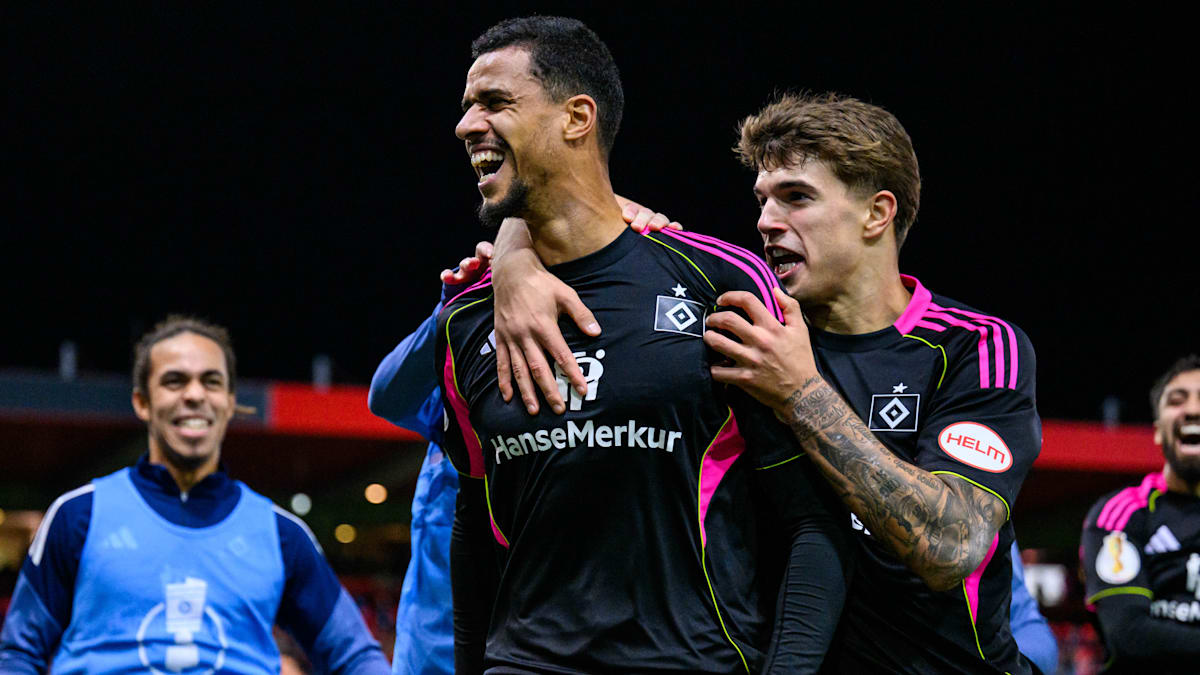 DFB-Pokal: Ausgerechnet Joker Glatzel schießt den HSV zum Sieg in Heidenheim