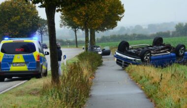 Mit Pick Up verunglückt – Fahrer hatte großes Glück