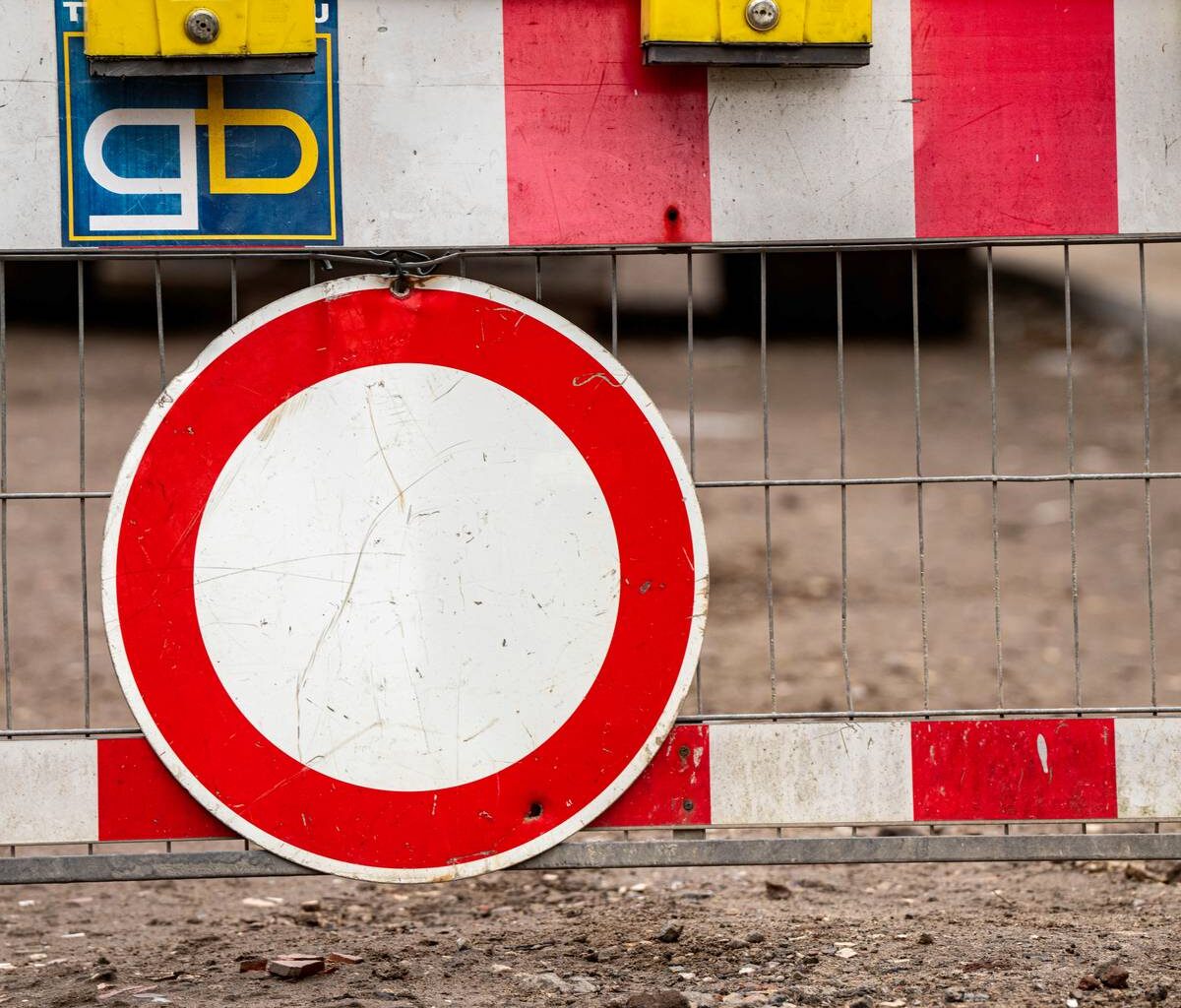 Arbeiten auf der Drusenbergstraße in Bochum