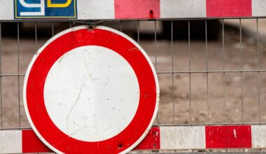 Arbeiten auf der Drusenbergstraße in Bochum