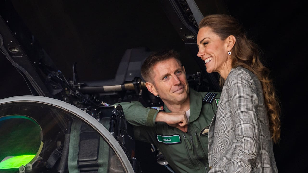 Prinzessin Kate: Sie macht auch im Kampfjet eine gute Figur | Unterhaltung