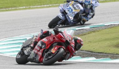 Francesco Bagnaia setzte sich zeitig von Alex Marquez ab