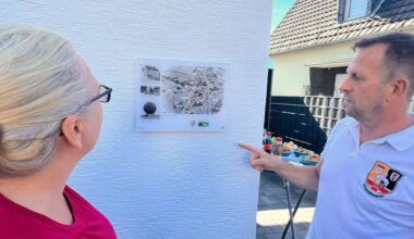 Eil früher: Ortsring installiert Fototafel an der Ludwigstraße