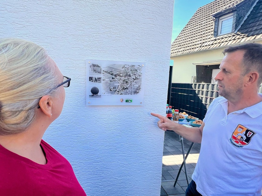 Eil früher: Ortsring installiert Fototafel an der Ludwigstraße