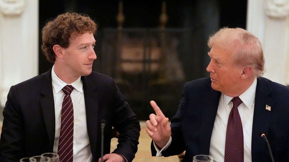 Zuckerberg dürfte sich auch Unterstützung von US-Präsident Donald Trump erhoffen. (Archivbild)