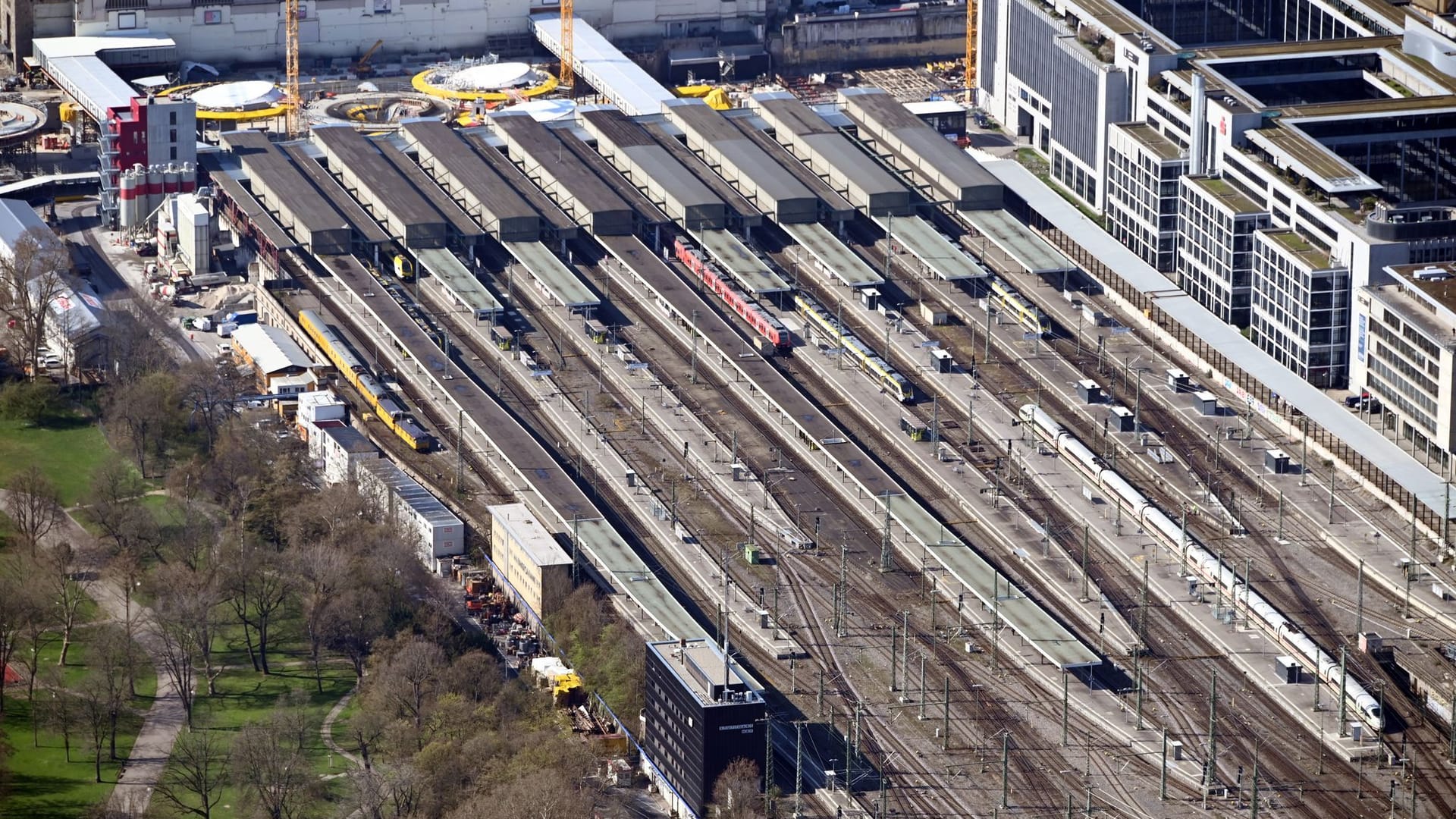 Luftbild Baustelle Stuttgart 21 Luftbild Baustelle Stuttgart 21