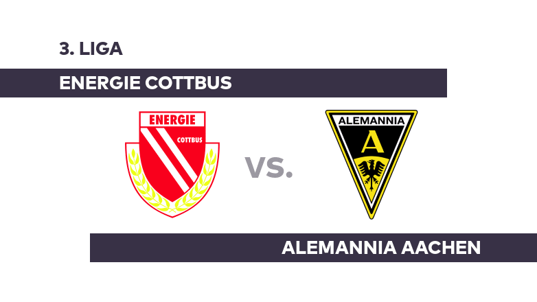 Energie Cottbus - Alemannia Aachen: Dicker Brocken für Alemannia - 3. Liga