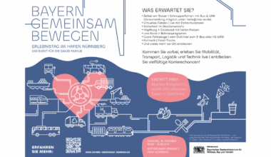 Bayernhafen Nürnberg: Erlebnistag „Bayern gemeinsam bewegen“