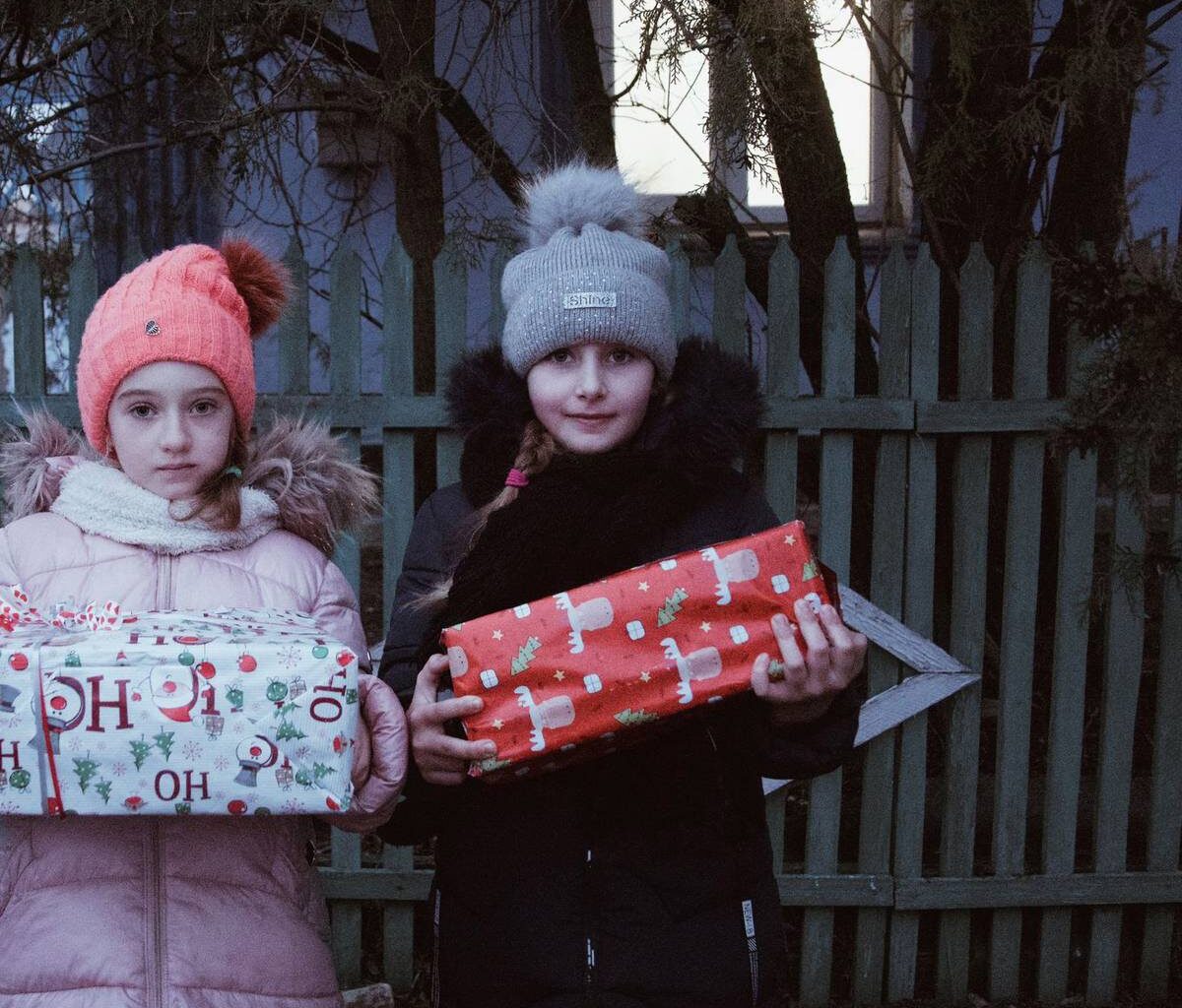 Weihnachtspäckchen für Kinder in der Ukraine