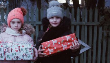 Weihnachtspäckchen für Kinder in der Ukraine
