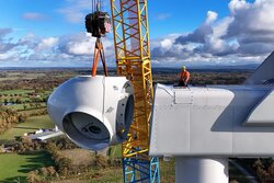 Mit Pays d’Auge realisiert VSB France sein bislang größtes Projekt. Das Bild zeigt den Windpark Droux, der stellvertretend für die erfolgreiche Umsetzung früherer Projekte in Frankreich steht.<br />
© Mathias Leclerc/VSB France