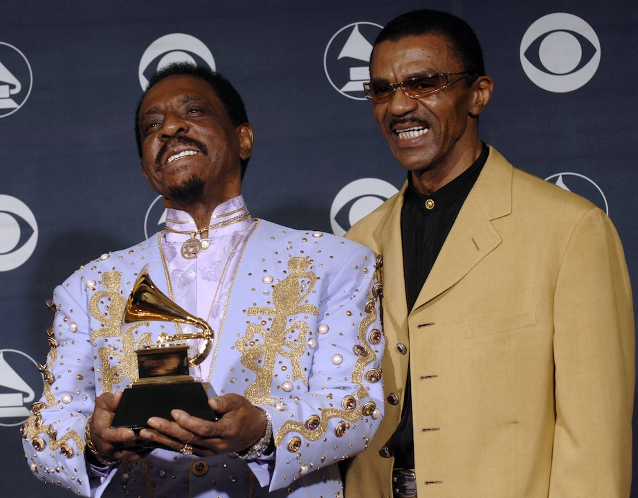 Ike Turner (l.) und sein Sohn Ike Turner jr. bei den Grammys 2007