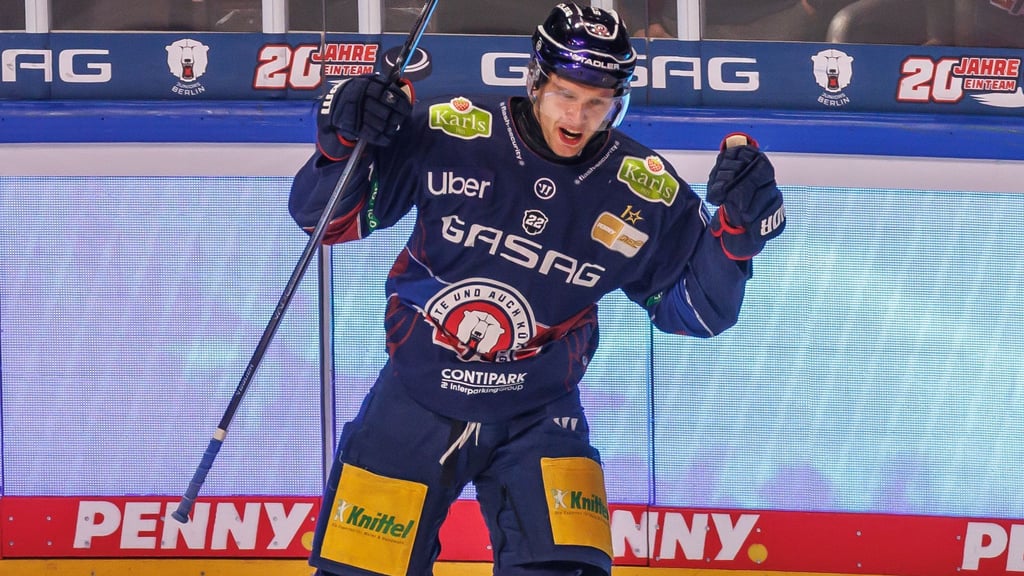 Deutsche Eishockey Liga: Eisbären Berlin gewinnen mit 3:2 gegen Nürnberg