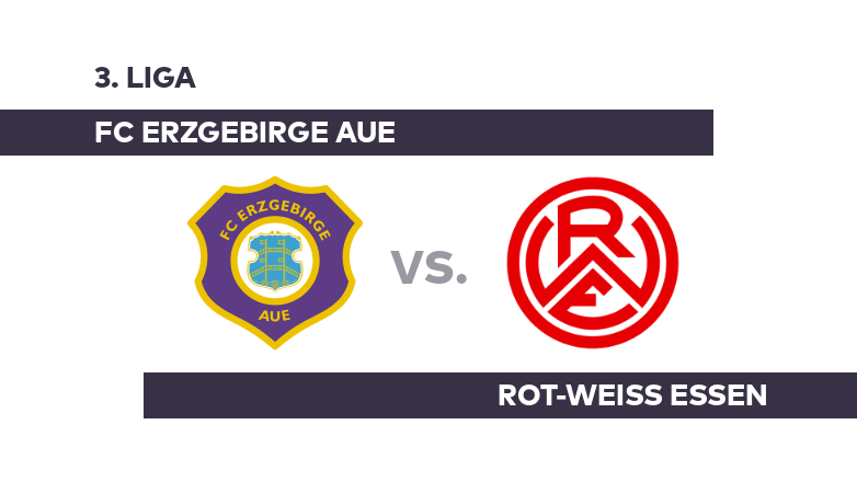 FC Erzgebirge Aue - Rot-Weiss Essen: Bleibt Essen auf der Erfolgsspur? - 3. Liga