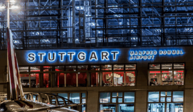Plötzlich wurde es am Flughafen Stuttgart dunkel