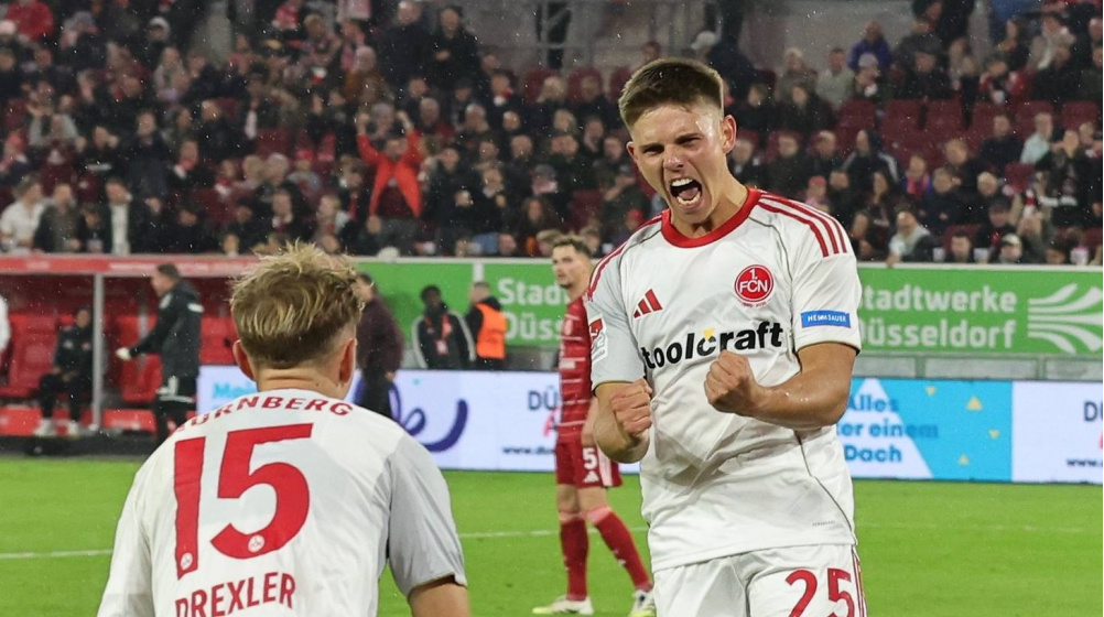 Klose atmet in 2. Bundesliga auf: 1. FC Nürnberg gewinnt in Düsseldorf