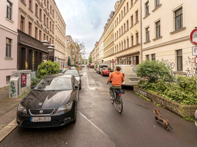 Flaniermeile Merseburger Straße: Stadt Leipzig baut Gehwege um