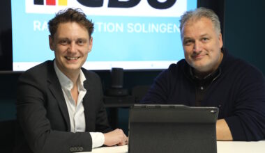 Der neue CDU-Fraktionschef Carsten Voigt (re.) und der gewählte Oberbürgermeister Daniel Flemm, der sein Amt am 3. November im Rathaus antritt. (Foto: © Bastian Glumm)