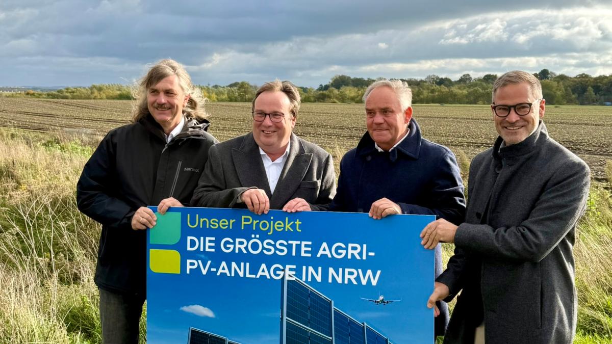 FMO baut größten Energiepark NRWs