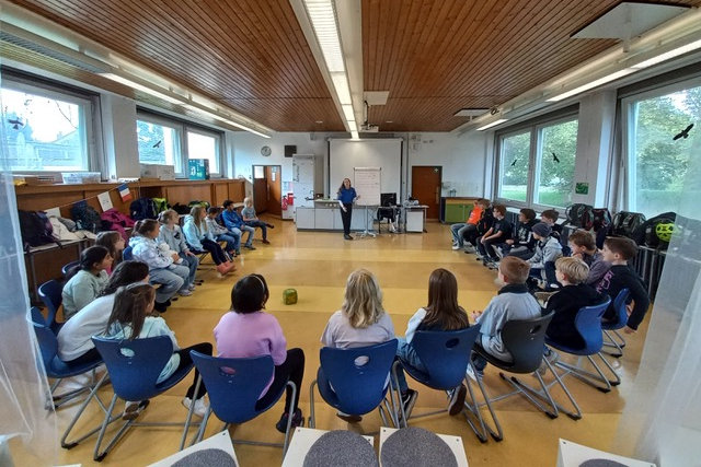 FranceMobil zu Gast an der Oberwaldschule Aue
