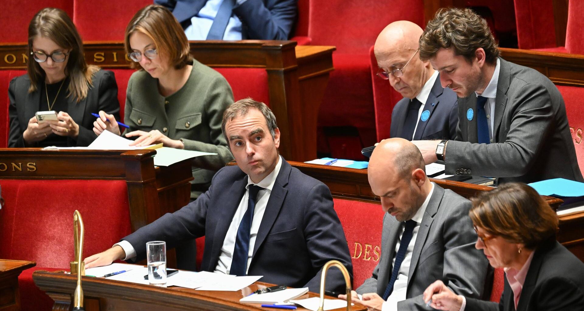 Frankreichs Premier Lecornu in der französischen Nationalversammlung.