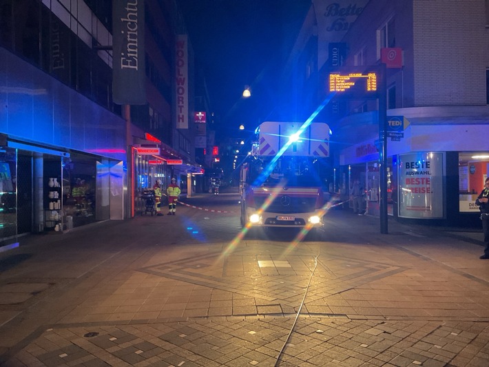 FW-DO: Brand in einem Imbissbetrieb auf dem Westenhellweg