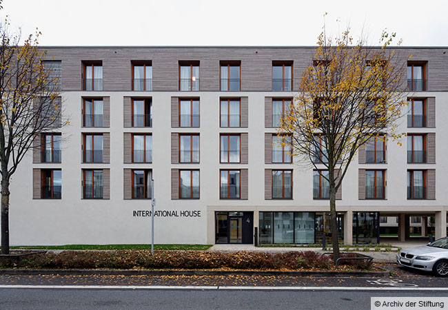 Gästehäuser der Goethe Universität auf dem Riedberg © Archiv der Stiftung zur Förderung der internationalen wissenschaftlichen Beziehungen der Goethe-Universität