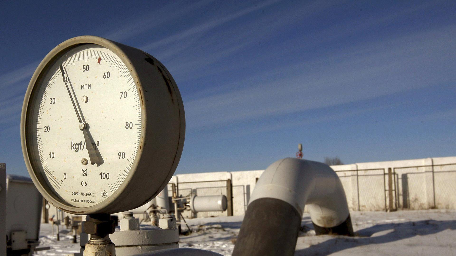 Gasleitungen in der Ukraine.
