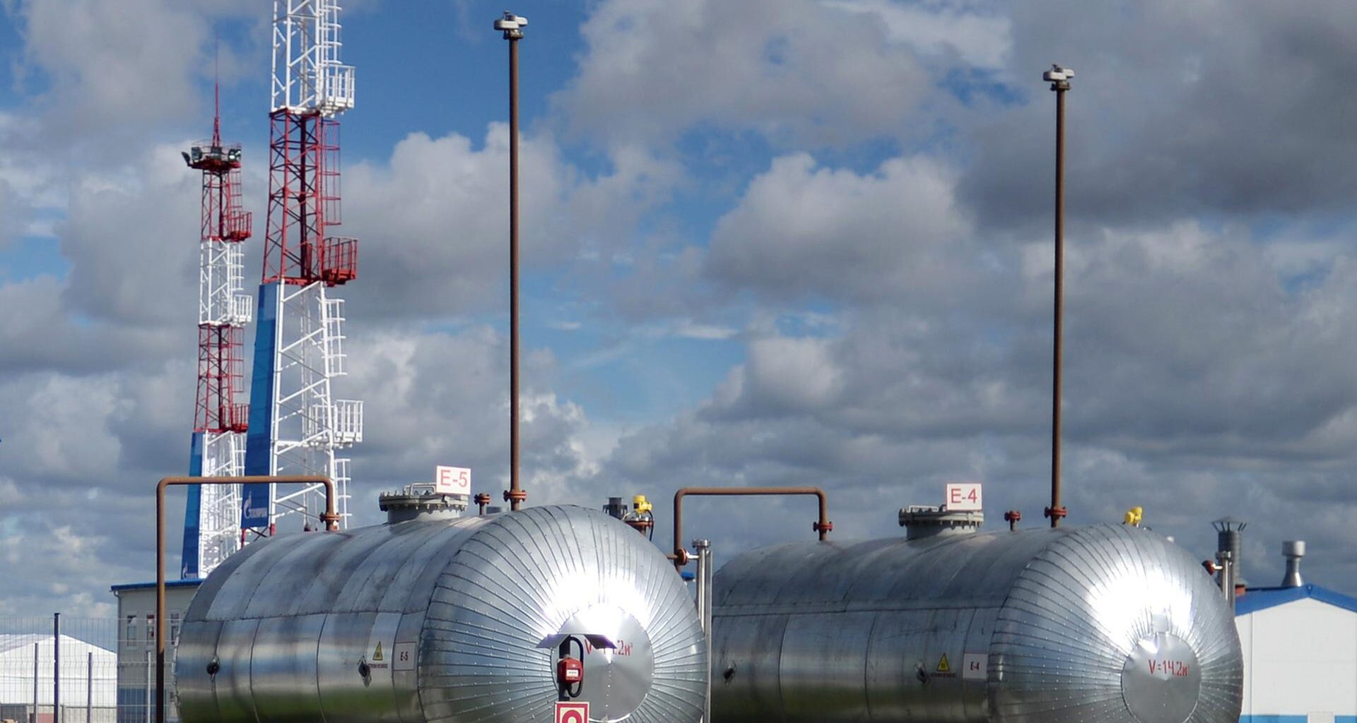 Gas-Tanks im russischen Kaliningrad