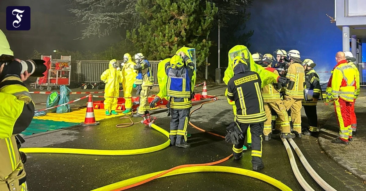 Warnung vor Gaswolke über Aschaffenburg