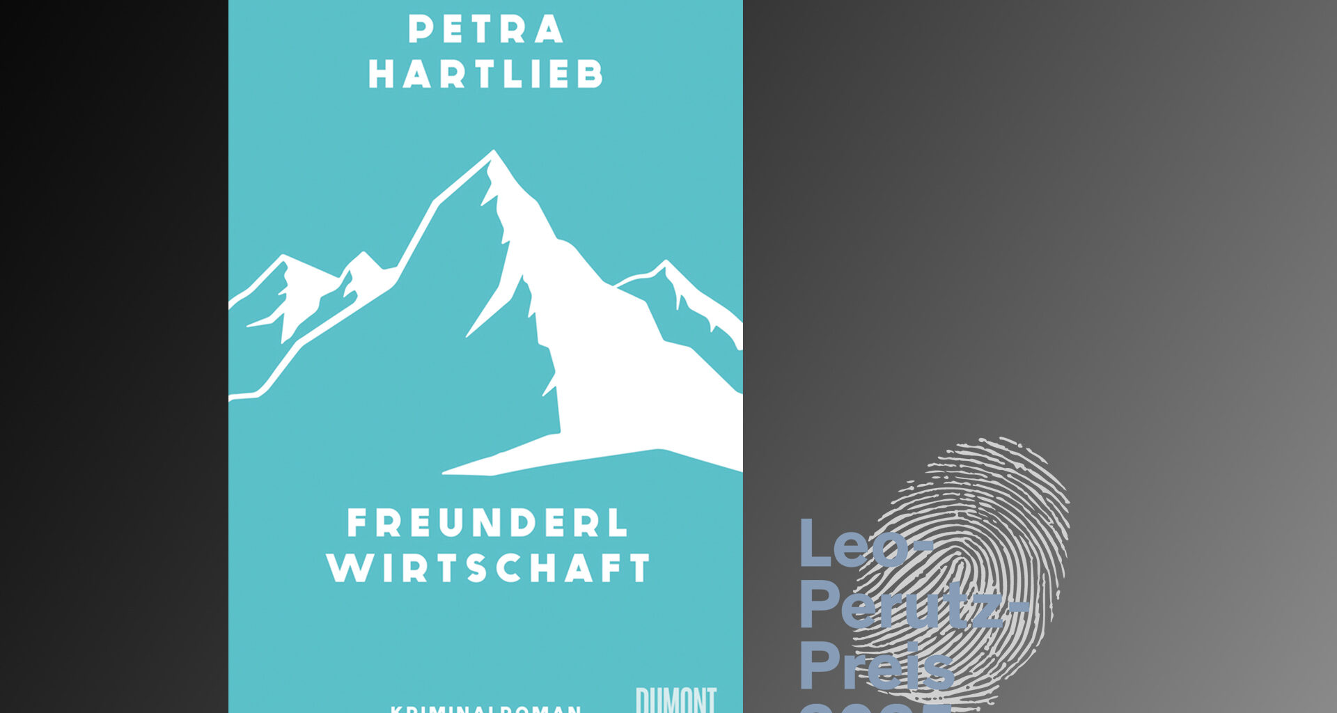 Cover des Gewinnertitels des Leo Perutz Preises 2025: Freunderlwirtschaft von Petra Hartlieb