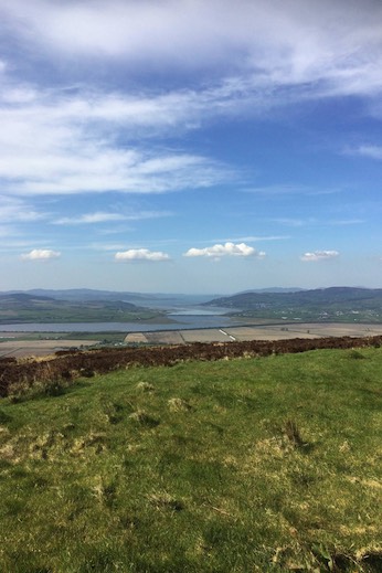 Der Ausblick von Grianán of Aileach macht glücklich.