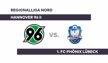 Hannover 96 II - 1. FC Phönix Lübeck: Lübeck jubelt bei Hannover II - Regionalliga Nord