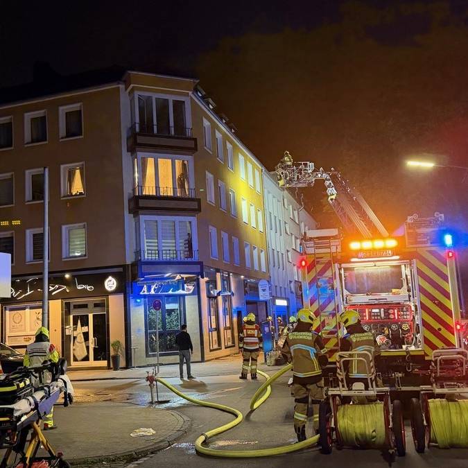 Kellerbrand in der Gelsenkirchener Altstadt