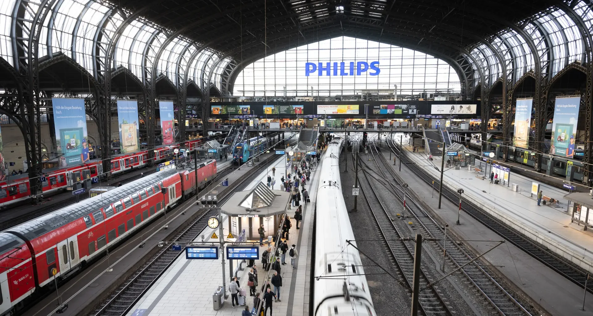 Zugverkehr am Hamburger Hauptbahnhof läuft wieder