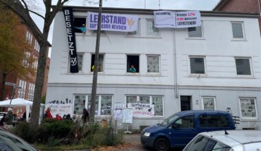 Polizei stellt Strom und Gas in besetztem Haus in Bremen ab