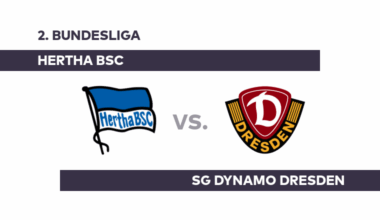 Hertha BSC - SG Dynamo Dresden: Entgegengesetzte Formkurven - 2. Bundesliga