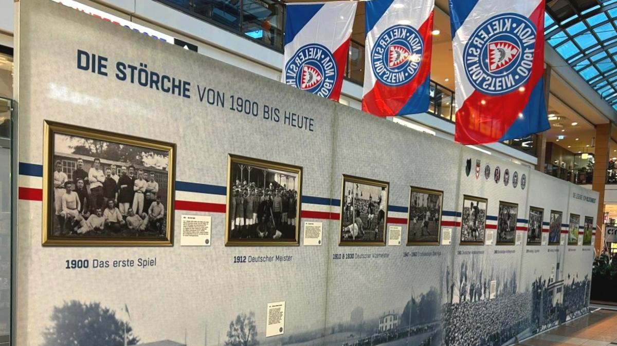125 Jahre Holstein Kiel: Ausstellung im Citti-Park eröffnet