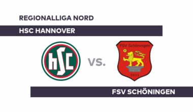 HSC Hannover - FSV Schöningen: Harant schnürt Doppelpack gegen Hannover - Regionalliga Nord