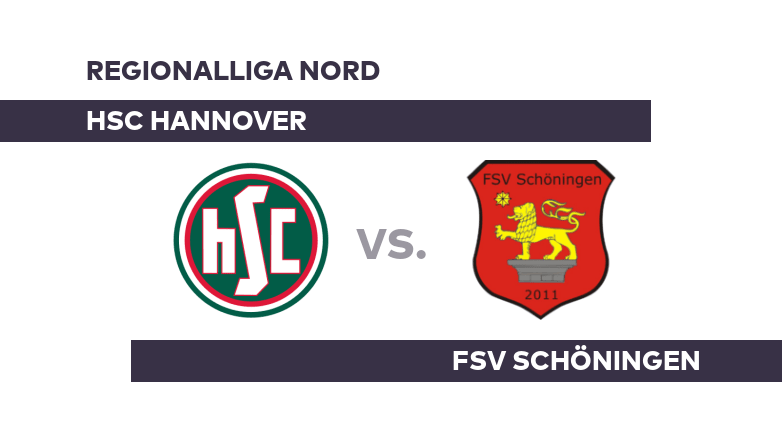 HSC Hannover - FSV Schöningen: Harant schnürt Doppelpack gegen Hannover - Regionalliga Nord