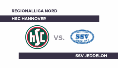 HSC Hannover - SSV Jeddeloh: Schweres Kaliber für Hannover - Regionalliga Nord