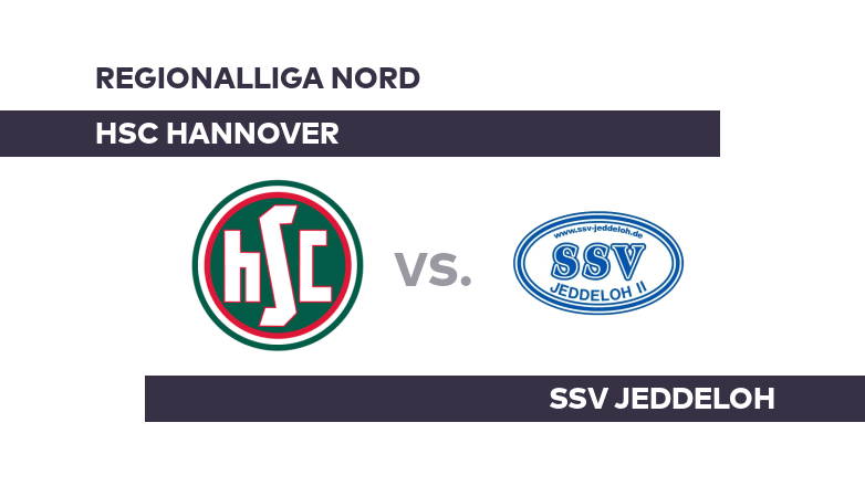 HSC Hannover - SSV Jeddeloh: Schweres Kaliber für Hannover - Regionalliga Nord